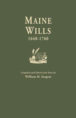 Maine wills, 1640-1760 cover image