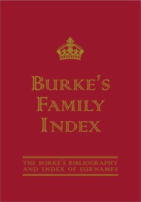 Burke's family index cover image