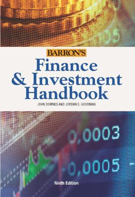 Barron's finance & investment handbook cover image