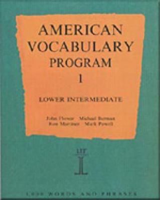 American vocabulary program cover image