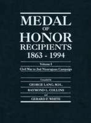 Medal of Honor recipients, 1863-1994 cover image