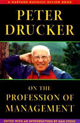 Peter Drucker on the profession of management cover image