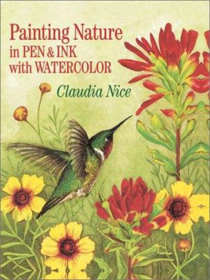 Painting nature in pen & ink with watercolor cover image