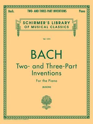 Two- and three-part inventions for the piano cover image