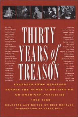 Thirty years of treason; excerpts from hearings before the House Committee on Un-American Activities, 1938-1968. cover image