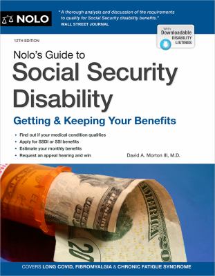 Nolo's guide to Social Security disability cover image