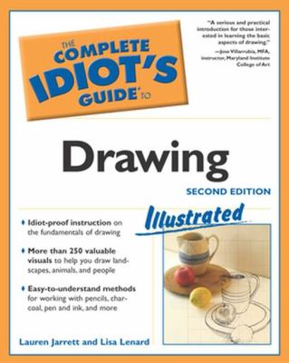 The complete idiot's guide to drawing illustrated cover image
