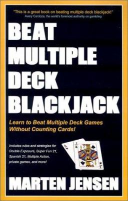 Beat multiple deck blackjack cover image