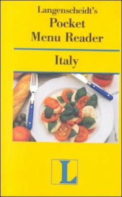 Pocket menu reader. Italy cover image