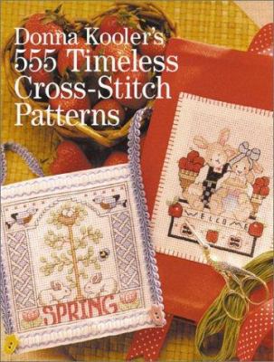 Donna Kooler's 555 timeless cross-stitch patterns cover image