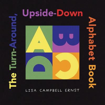 The turn-around upside-down alphabet book cover image