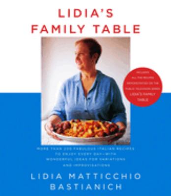 Lidia's family table cover image