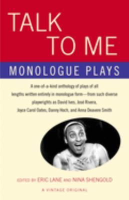 Talk to me : monologue plays cover image
