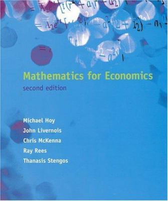 Mathematics for economics cover image