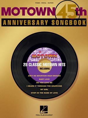 Motown 45th anniversary songbook piano, vocal, guitar cover image