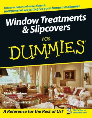Windows treatments & slipcovers for dummies cover image