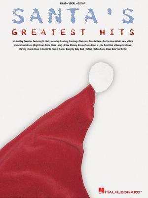 Santa's greatest hits piano, vocal, guitar cover image