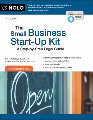 The small business start-up kit cover image