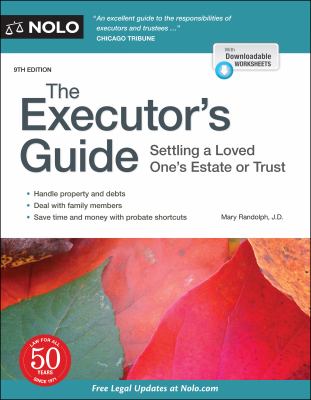 The executor's guide : settling a loved one's estate or trust cover image