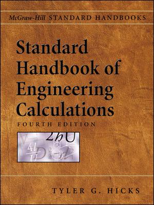 Standard handbook of engineering calculations cover image