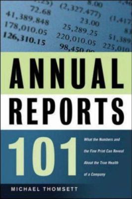 Annual reports 101 cover image