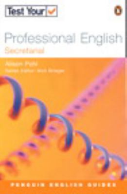 Test your professional English. Secretarial cover image