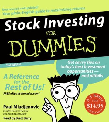 Stock investing for dummies cover image