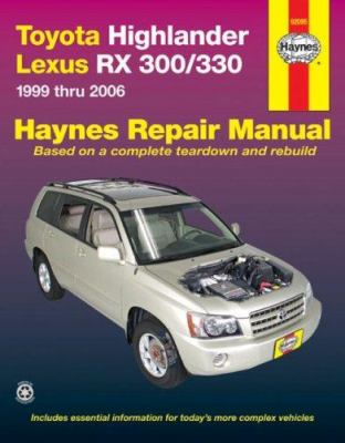 Toyota Highlander & Lexus RX 300/330 automotive repair manual cover image