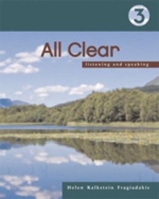 All clear. 3 listening and speaking cover image