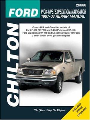Chilton's Ford Pick-Ups/Expedition/Navigator 1997-03 repair manual cover image