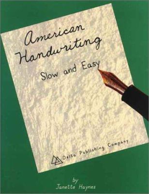 American handwriting slow and easy cover image