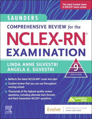 Saunders comprehensive review for NCLEX-RN examination cover image