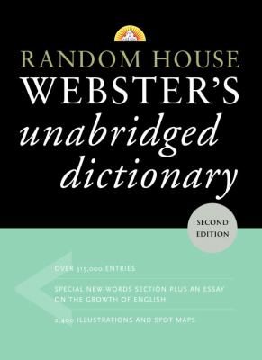 Random House Webster's unabridged dictionary cover image