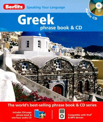 Greek phrase book & CD cover image