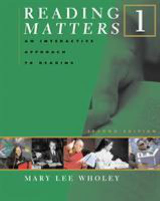 Reading matters 1 : an interactive approach to reading cover image
