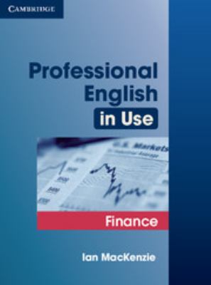 Professional English in use. Finance cover image