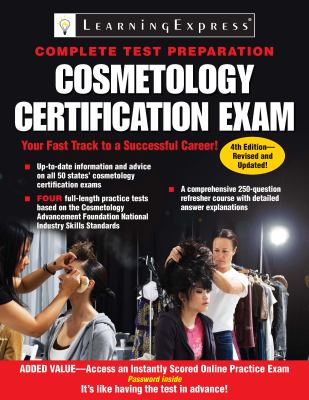 Cosmetology certification exam cover image
