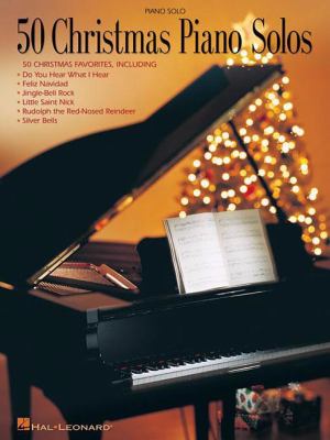 50 Christmas piano solos cover image