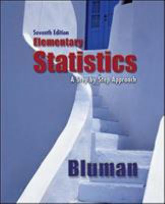 Elementary statistics : a step by step approach cover image