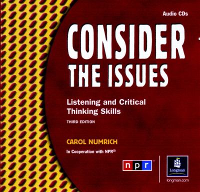 Consider the issues : listening and critical thinking skills cover image