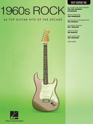 1960s rock 42 top guitar hits of the decade : easy guitar tab cover image