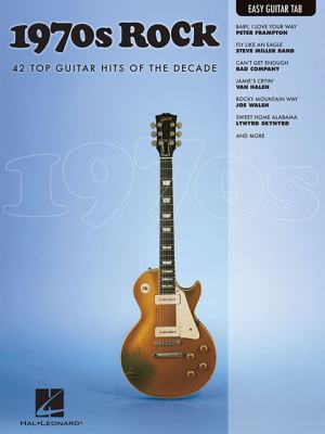 1970s rock 40 top guitar hits of the decade : easy guitar tab cover image