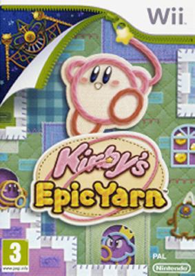 Kirby's epic yarn [Wii] cover image