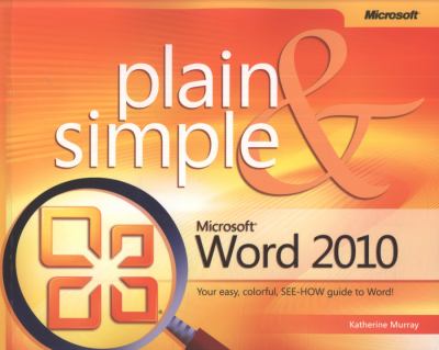 Microsoft Word 2010 plain & simple cover image