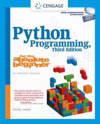 Python programming for the absolute beginner cover image