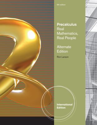 Precalculus : real mathematics, real people cover image