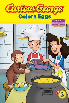 Curious George colors eggs cover image