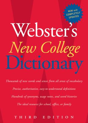 Webster's New College Dictionary cover image