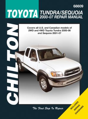 Chilton's Toyota Tundra/Sequoia 2000-07 repair manual cover image