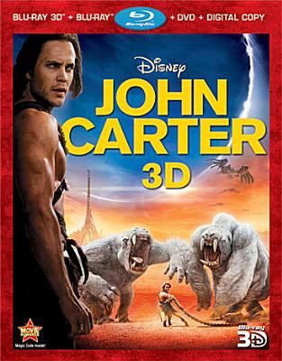 John Carter [3D Blu-ray + Blu-ray + DVD combo] cover image